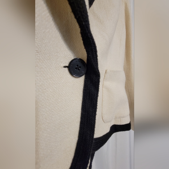 Lauren: Vintage Ralph Lauren  Linen Women Business Jacket - Picture 9 of 9